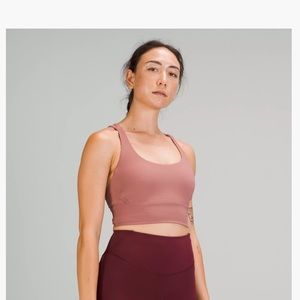 Lululemon Energy Longline Bra Ribbed Luxtreme
